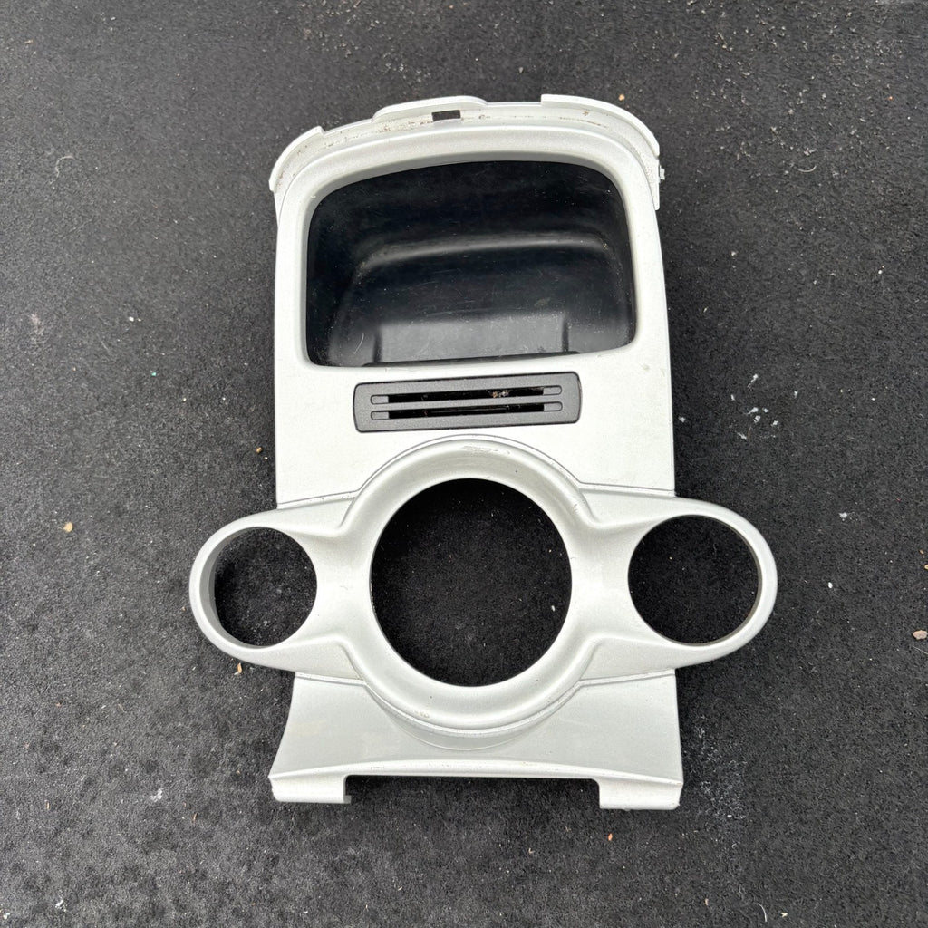 FORD FIESTA 2011 HEATER DIALS CONTROLS SURROUND TRIM SILVER 8A61-18D422-BGW