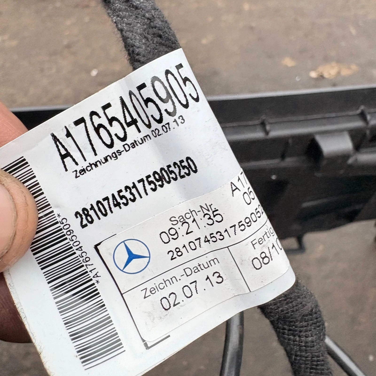 2015 Mercedes-Benz A200 Centre Console + Armrest A1766800800