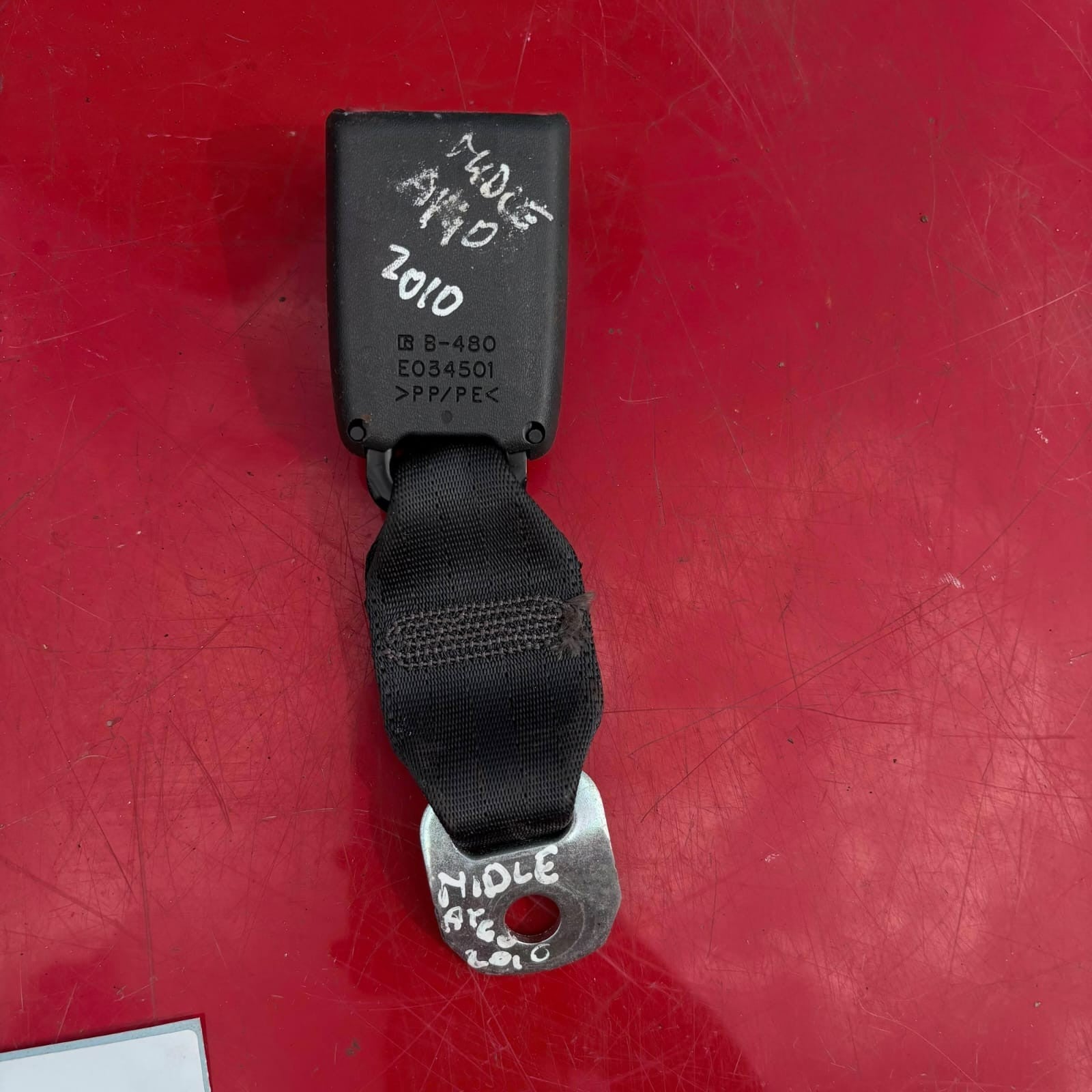 FORD C-MAX MK1 2010 DRIVERS SIDE REAR SEAT BELT BUCKLE E034501