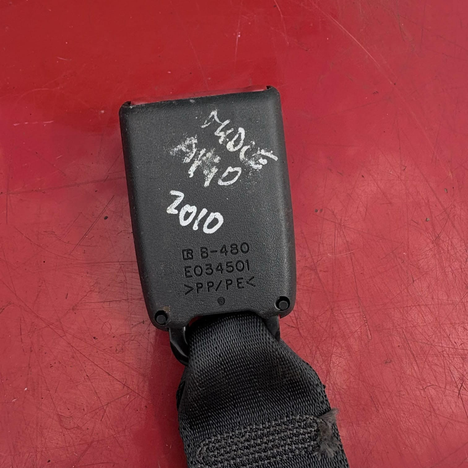 FORD C-MAX MK1 2010 DRIVERS SIDE REAR SEAT BELT BUCKLE E034501