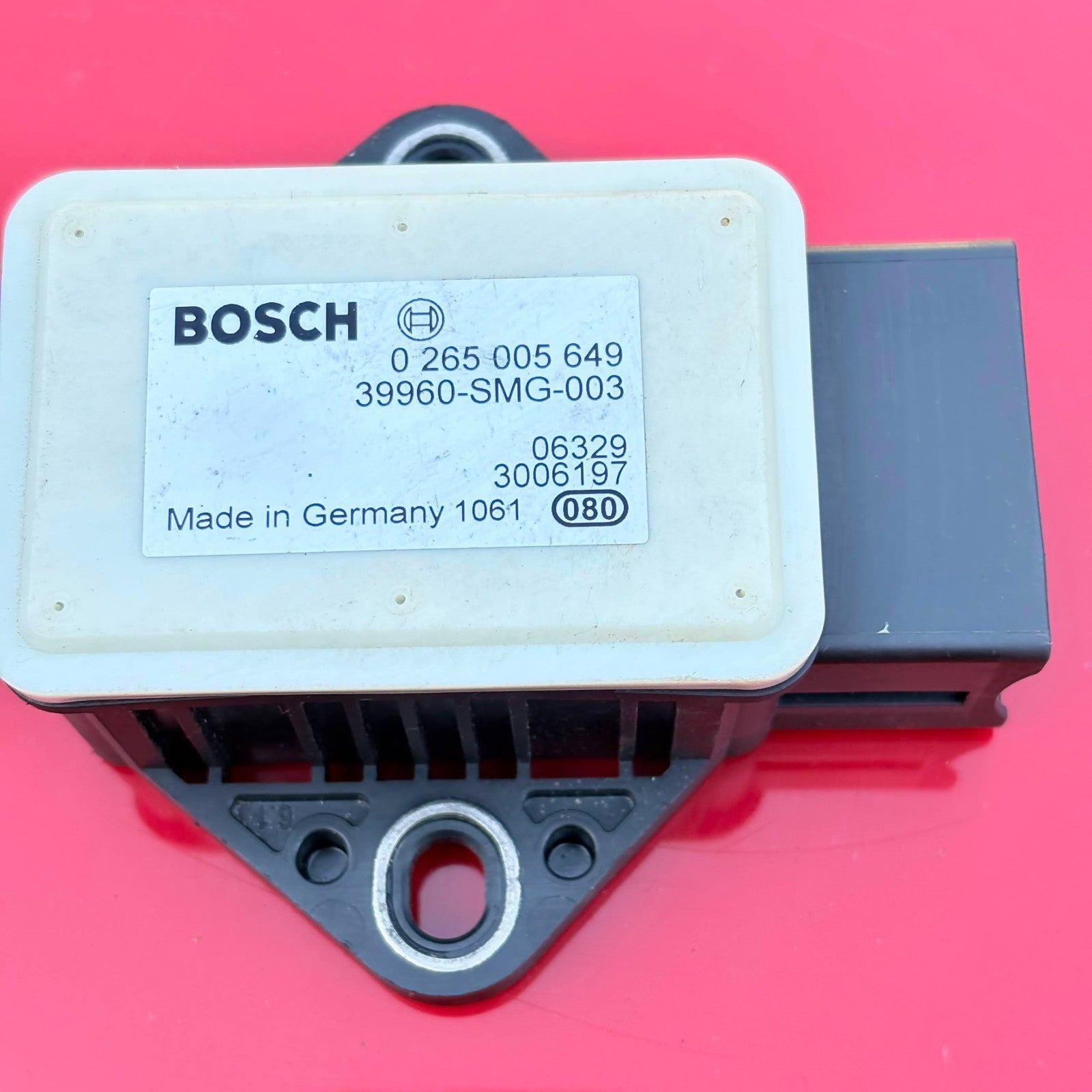 Honda Civic Mk8 2006-2008 VSA/ESP Yaw Rate Sensor Bosch 0265005649 39960-SMG-003