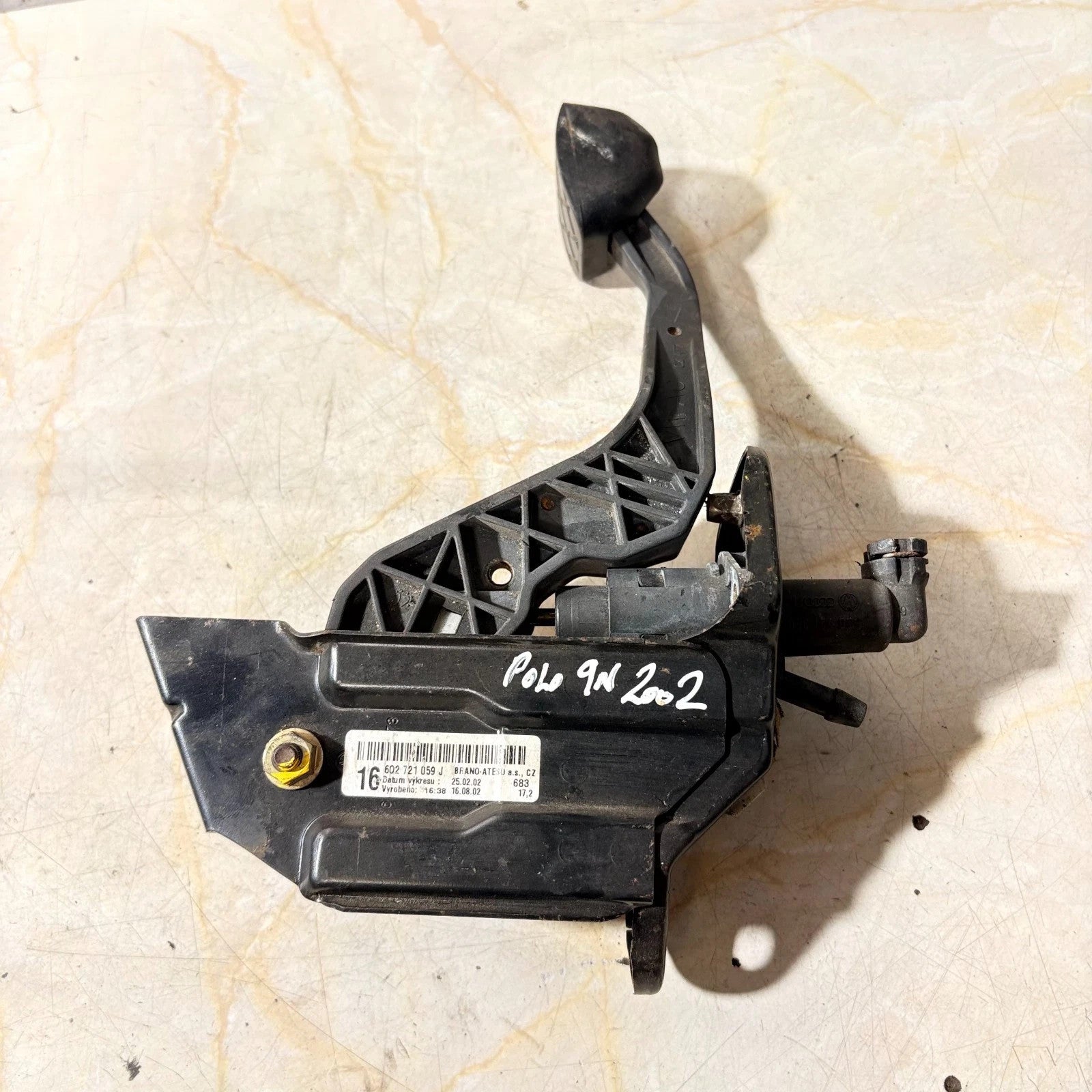 VW Polo 9N/9N3 Clutch Pedal Assembly 6Q2721059J RHD Manual 2002-2009