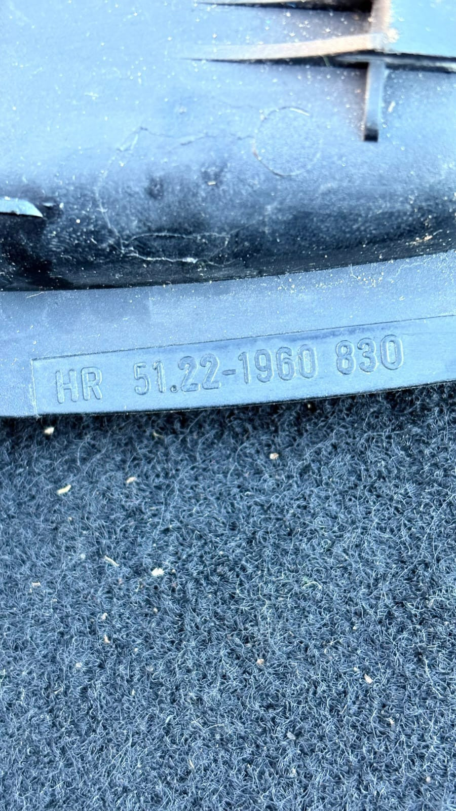 51221960830 Door Handle Inner Rear LEFT 51.22-1960830 51.22196 DE668115-14