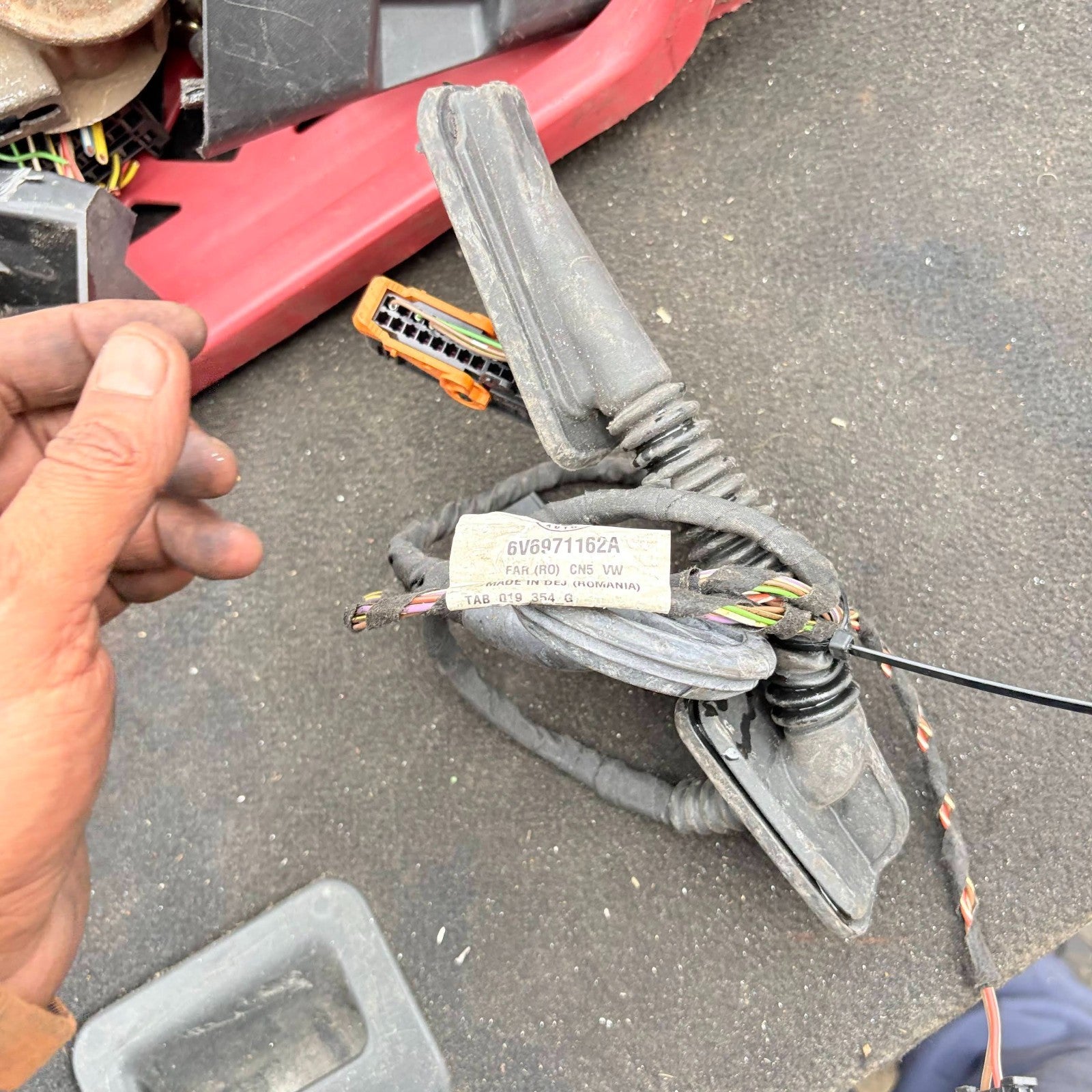 SKODA FABIA 2014-2021 DOOR WIRING LOOM 6V6971162A
