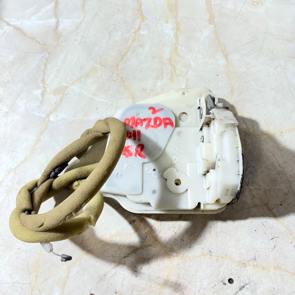 2011 MAZDA 2 PASSENGER REAR LEFT DOOR LOCK