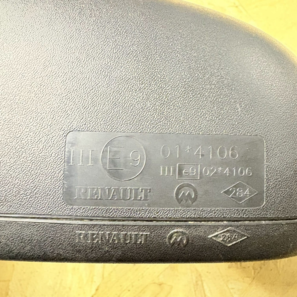 Renault Kangoo MK1 2003-2008 Passenger Left Wing Door Mirror Black E9014106