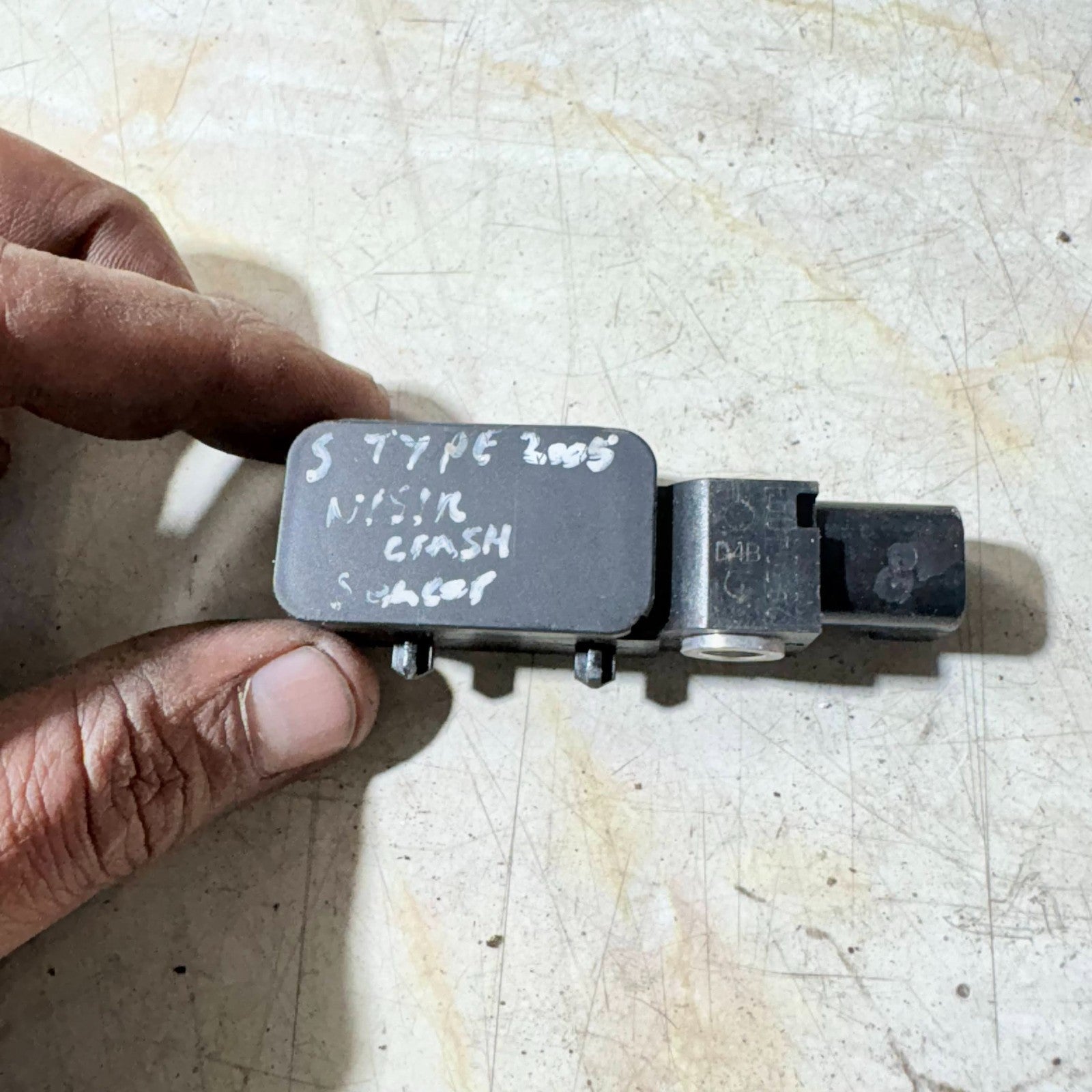 Jaguar S-type 1999-2007 PASSENGER REAR LEFT IMPACT CRASH SENSOR 1X4314B345AB