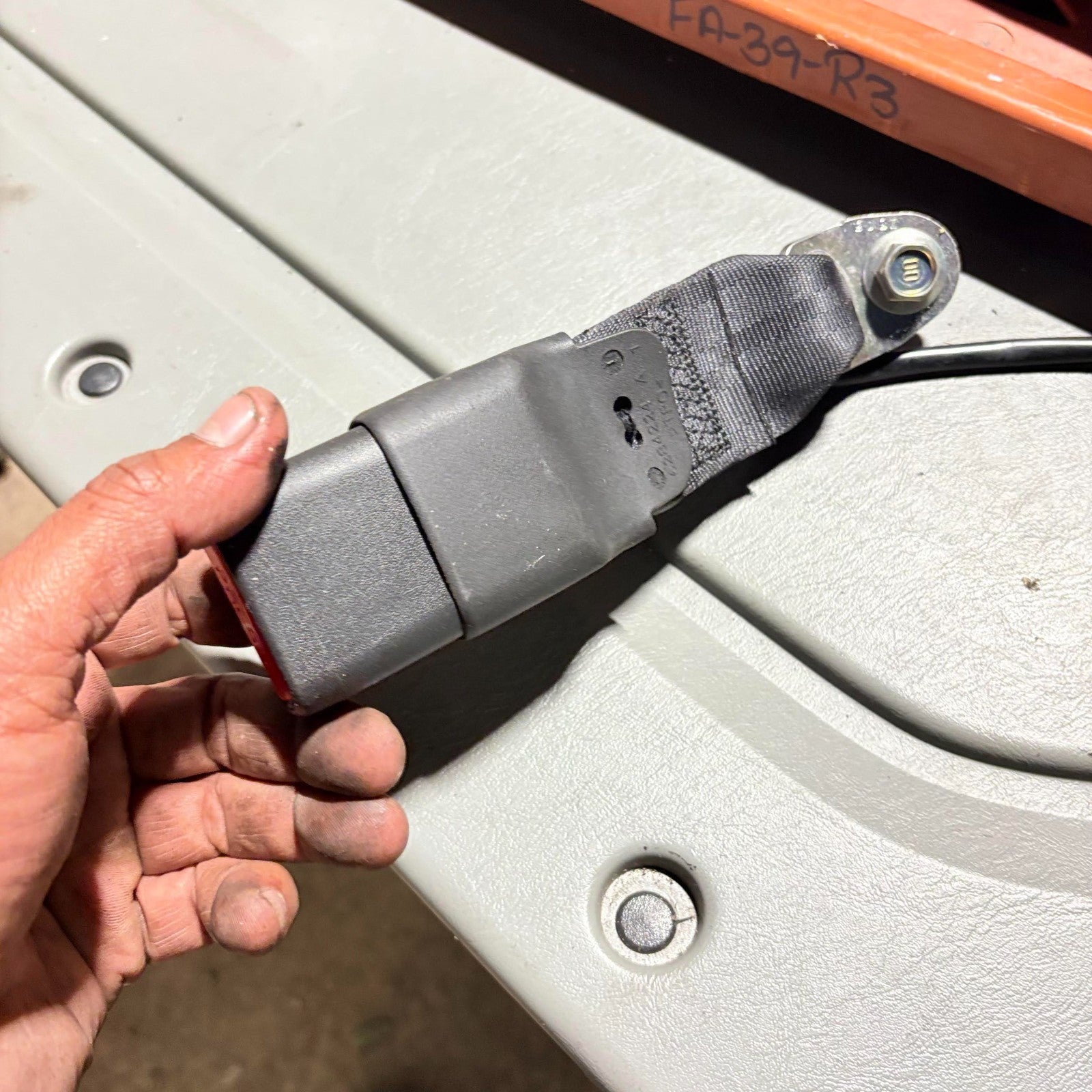 Nissan Pulsar 2014-2019 Rear Left Passenger Side Seat Belt Buckle