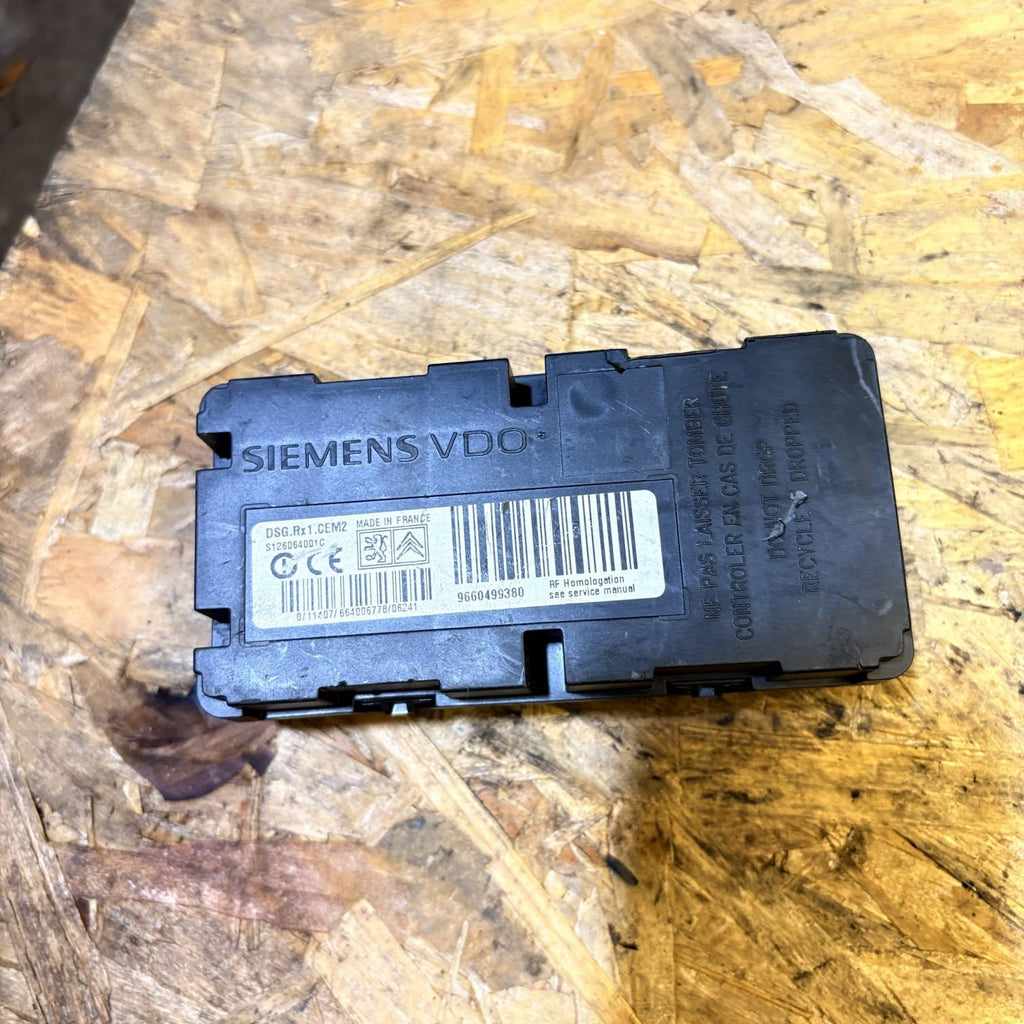 PEUGEOT 407 MK1 RF HOMOLOGATION ECU 9660499380,S126064001C