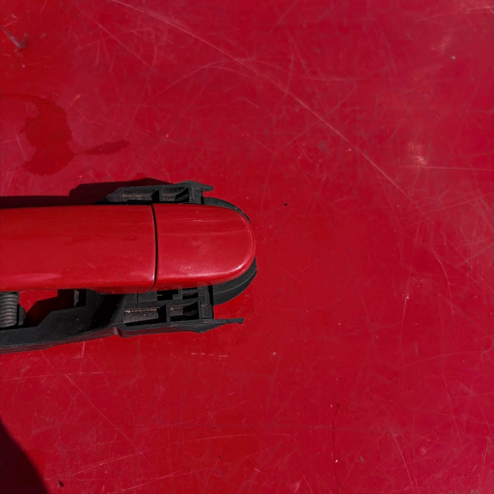 Skoda Octavia vRS Mk3 5E OSR Rear Right Exterior Door Handle Red 2013-2017