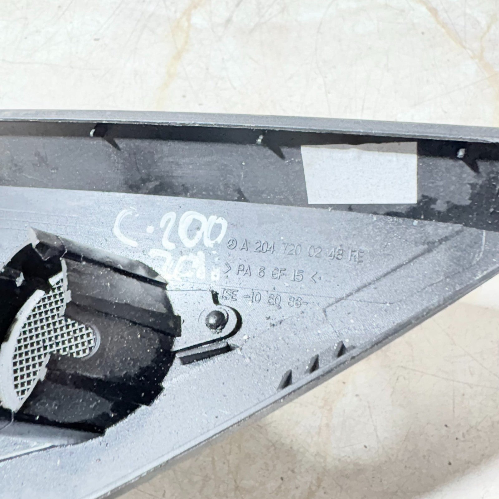Mercedes C200 Tweeter Speaker Trim Front Right Side 2011–2014