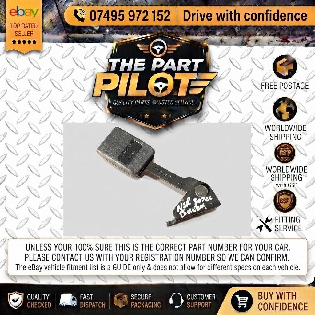 PEUGEOT 307 CC 2003-2009 REAR LEFT NEARSIDE SEAT BELT BUCKLE AUTOLIV