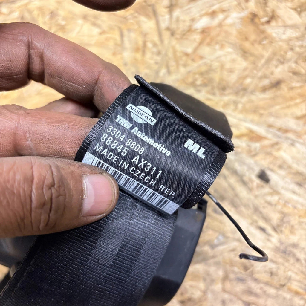 Nissan Micra K12 Passenger Rear Left Seat Belt 88845-AX311 08/03-07/10