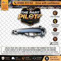 VW Golf Mk6 2008-2012 Rear Right Exterior Door Handle Blue 5 Door