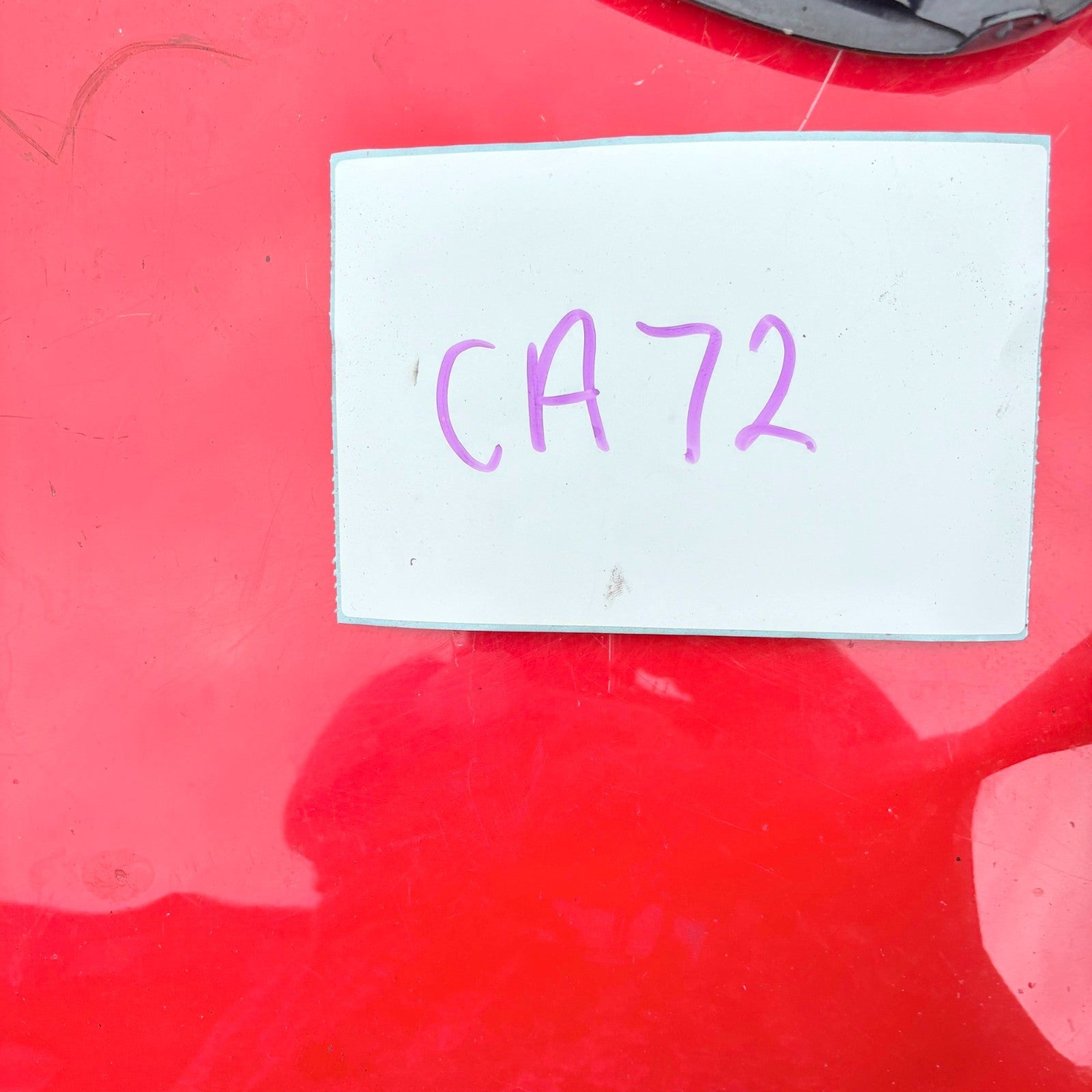 2008 Mitsubishi Outlander Diesel Fuel Flap Door Rear Right Blue EN590