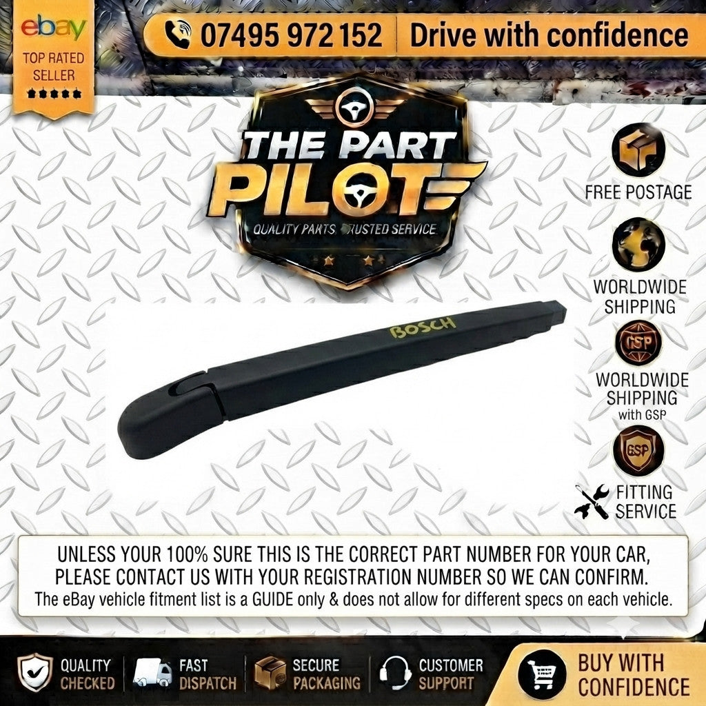 Hyundai i20 Mk1 2008-2014 Rear Wiper Arm Tailgate Hatchback 988151J000