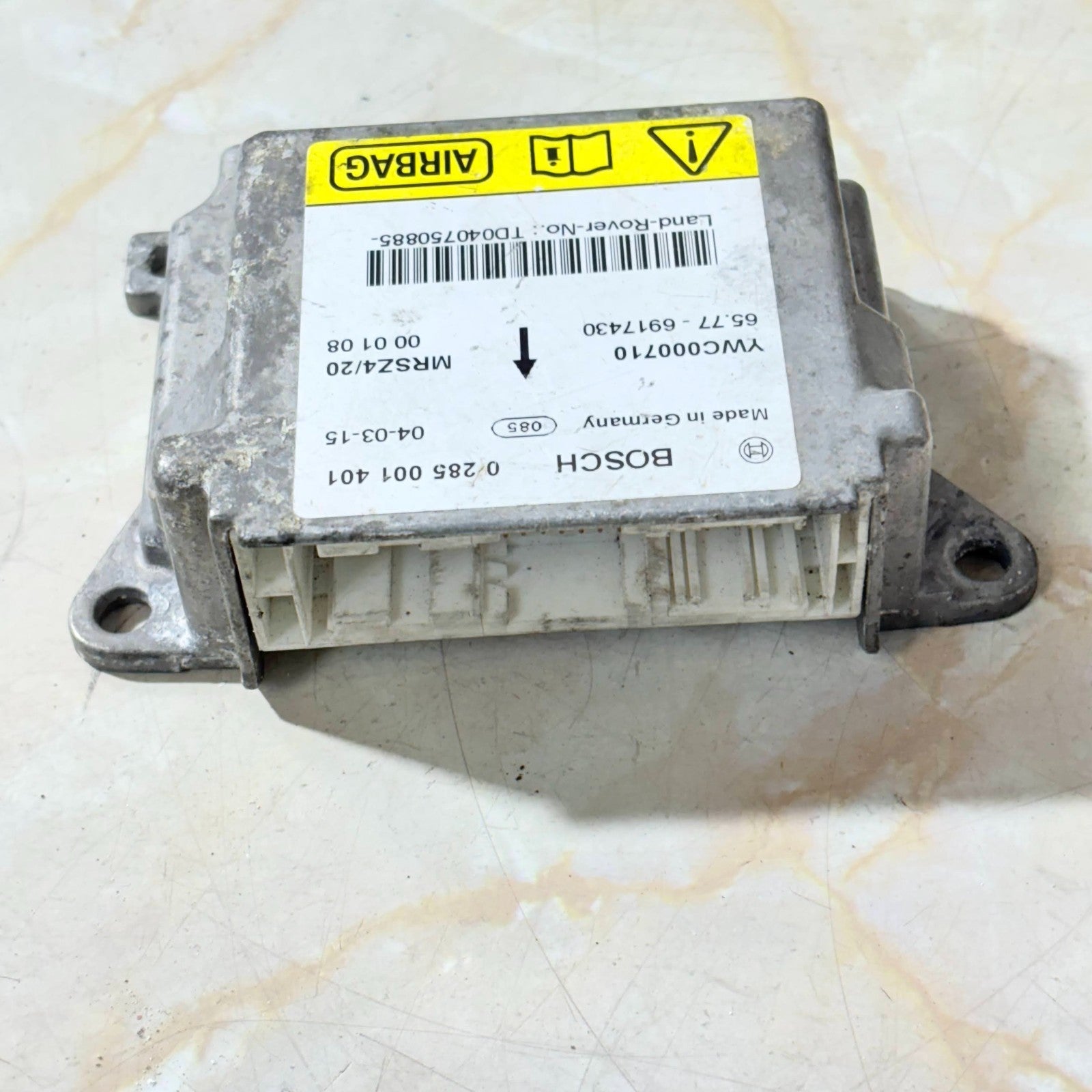 Land Rover Range Rover L322 2003-2005 Airbag ECU SRS Module YWC000710 0285001401