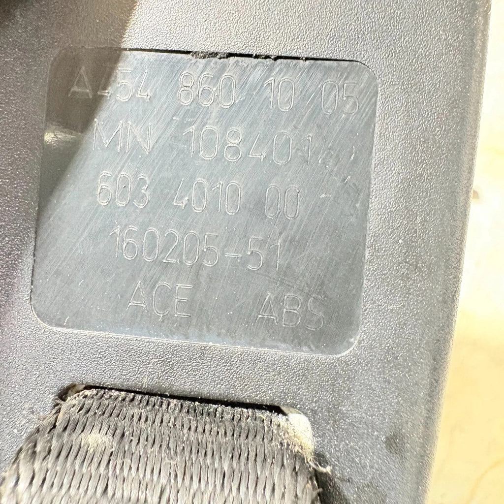 Smart T135 Right Rear Seat Belt Clip A4548601005 (2002-2004)
