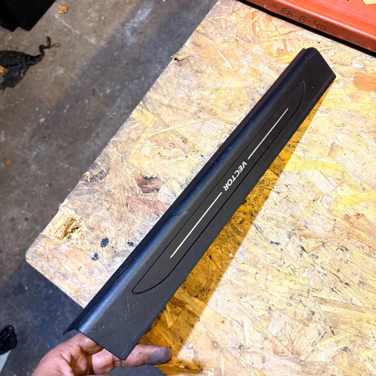 Saab 9-3 93 Nearside Passenger Vector Sill Protection Trim 12803115