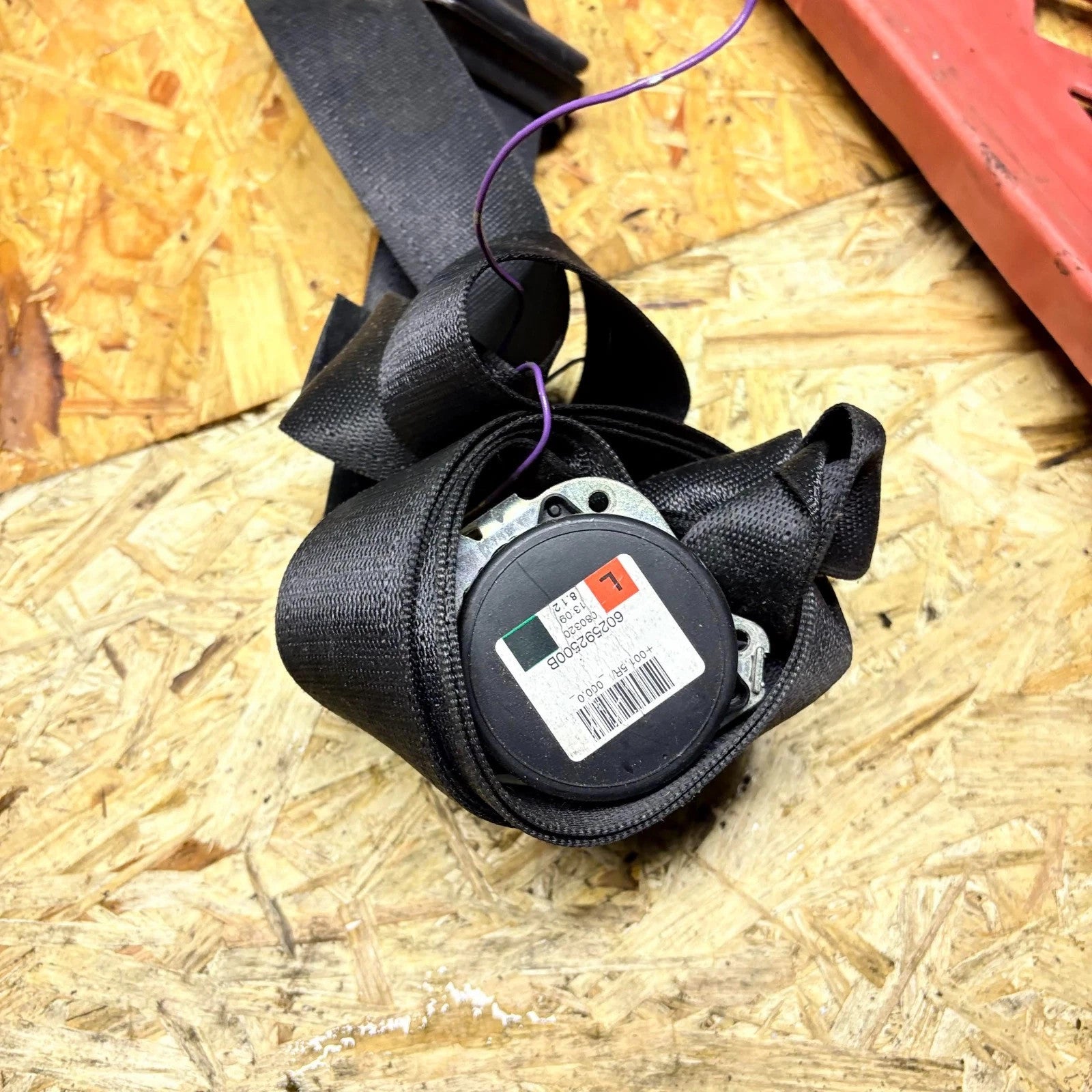 Vauxhall Opel Zafira B A05 2005-2014 Rear 3rd Row Left Seat Belt 13242319