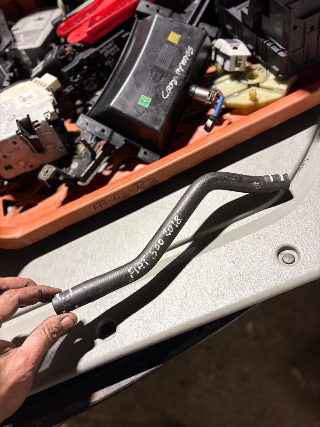 Fiat 500 (312) 2016-2020 Radiator Hose Coolant Pipe Front 3 Door