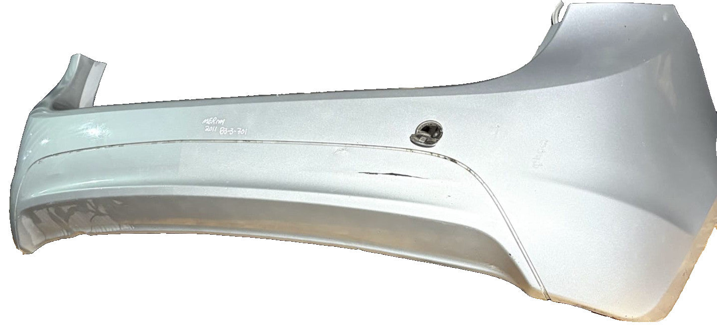 VAUXHALL MERIVA B 2011 REAR BUMPER SILVER