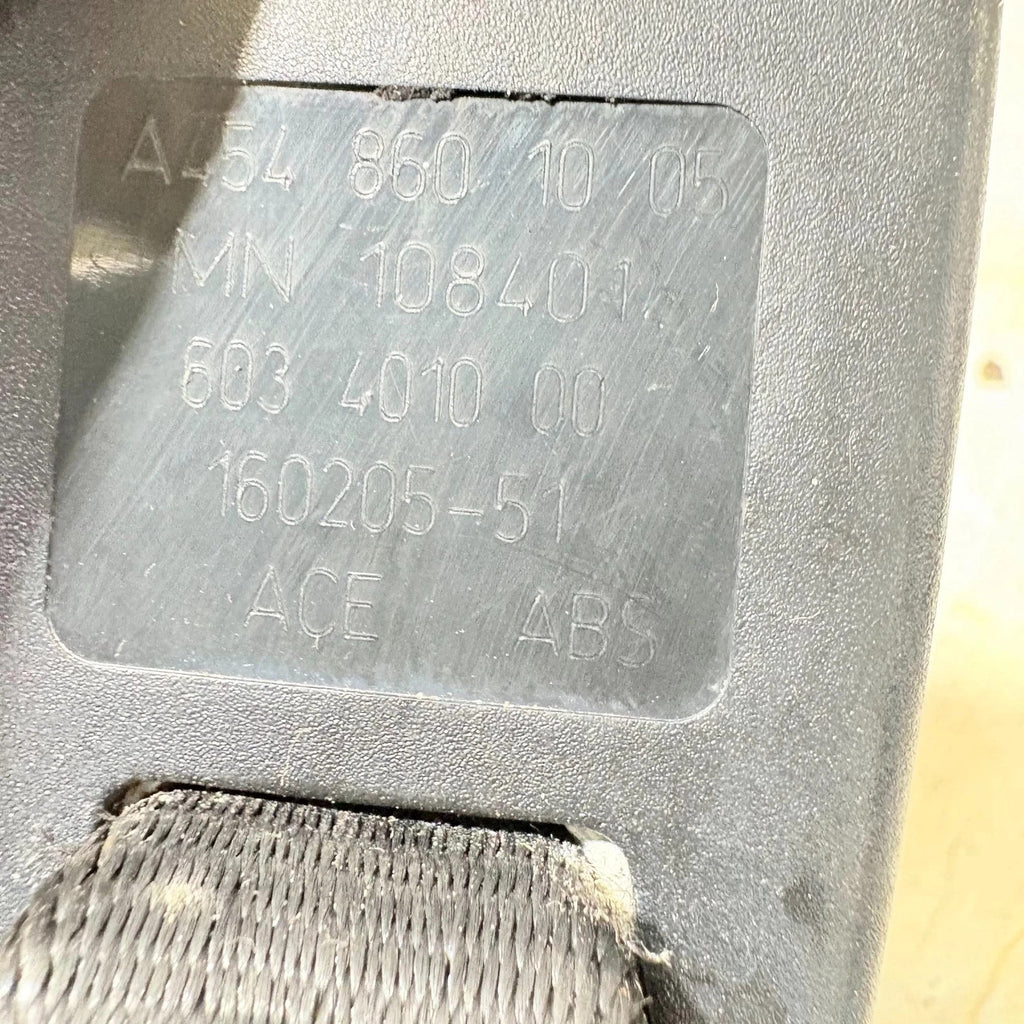 Smart T135 Right Rear Seat Belt Clip A4548601005 (2002-2004)