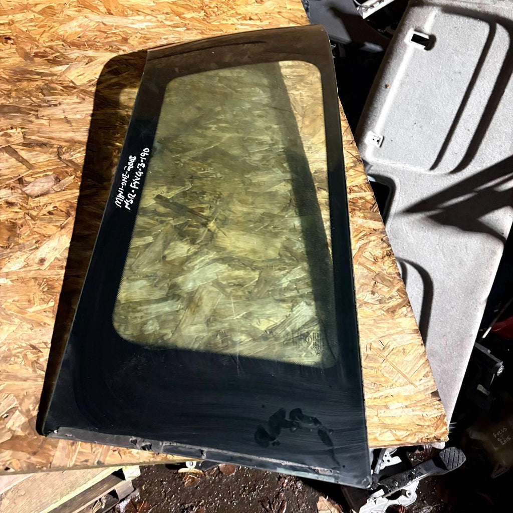 BMW Mini One Left Side Rear Quarter Glass 2001-2006