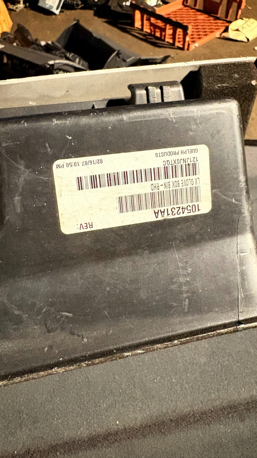 Chrysler 2008 Glove Box Storage Compartment 1054231AA