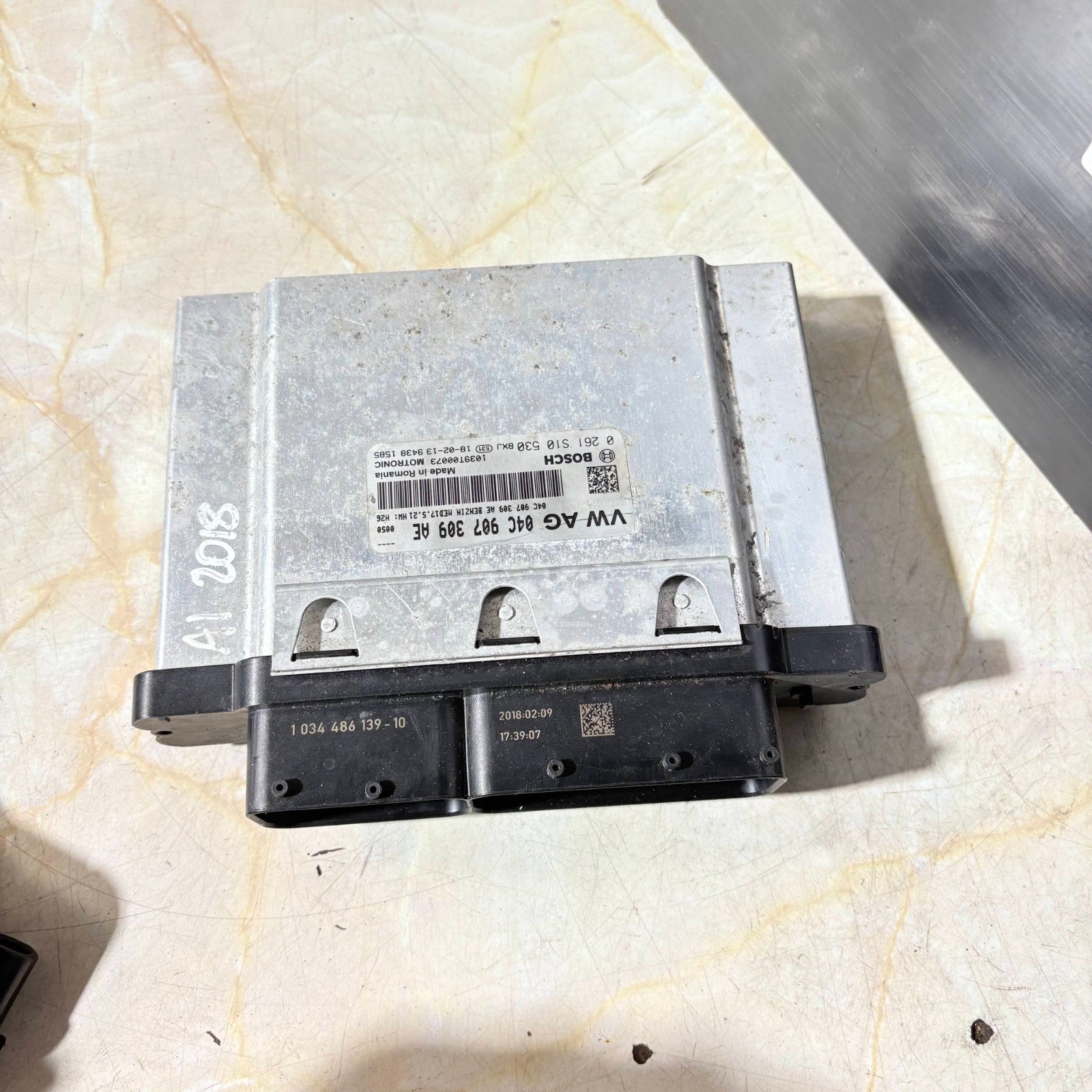 Audi A1 2010-2018 Engine Control Module ECU 04C907309AE 1.0 1.2 TFSI