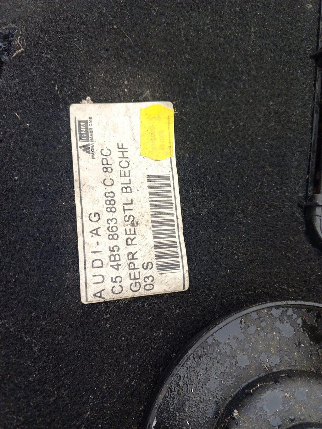 Audi A6 C5 4B Saloon FWD Right Boot Side Trim Panel 4B5863888K 1998-2005