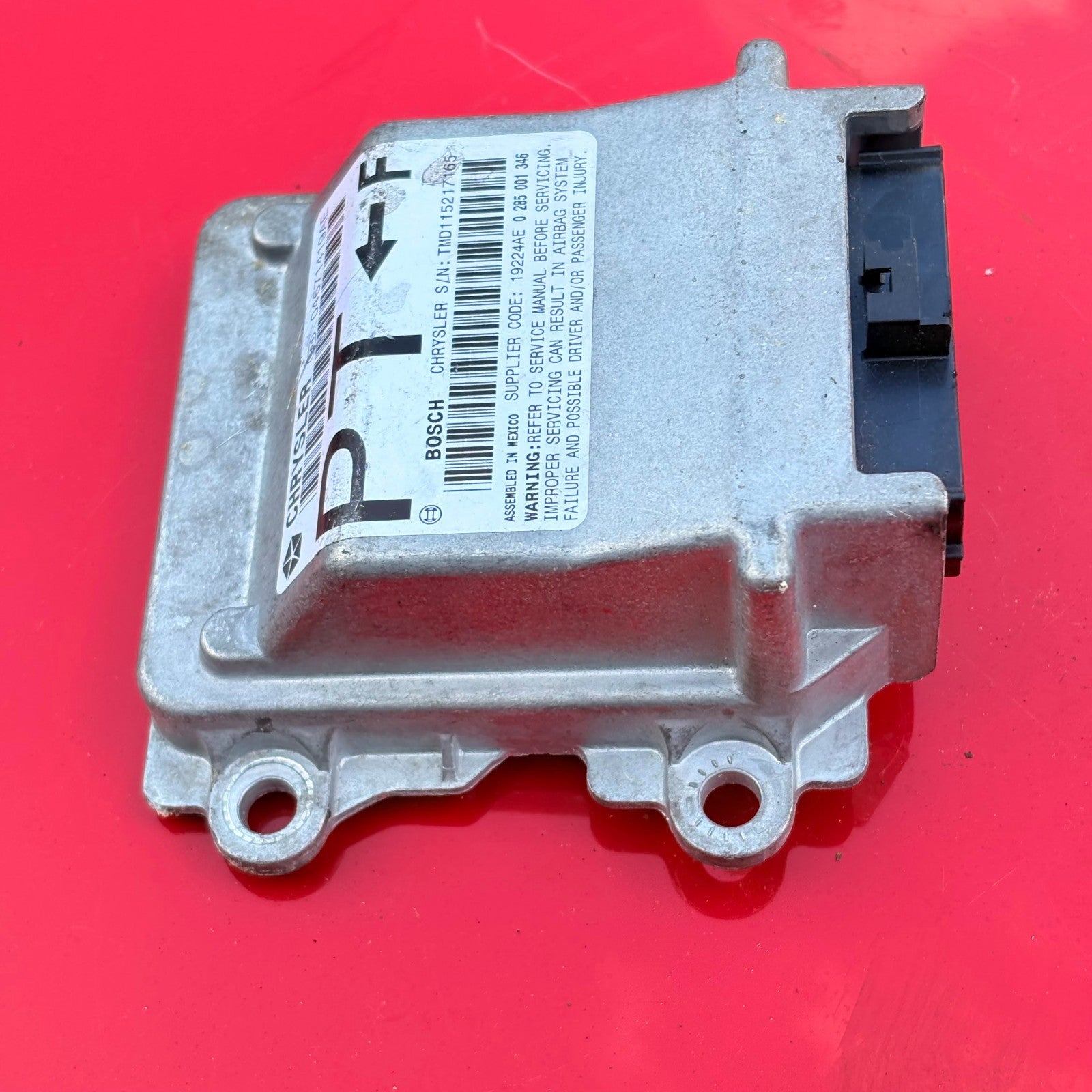 2001-2002 Chrysler PT Cruiser SRS Airbag ECU ORC Module 04671419AE