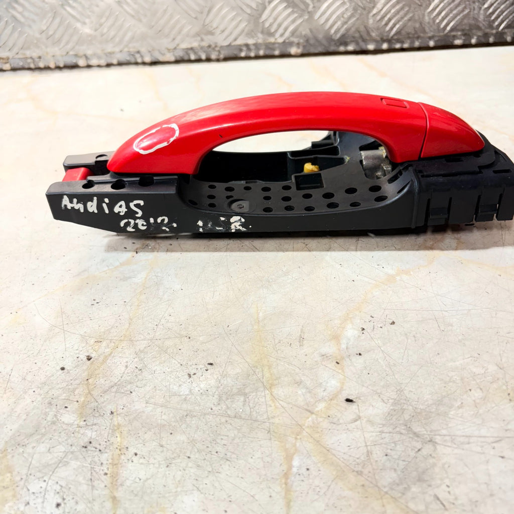 Audi A5 8T Sportback Rear Left Outer Door Handle Red 8T0837885A 2011