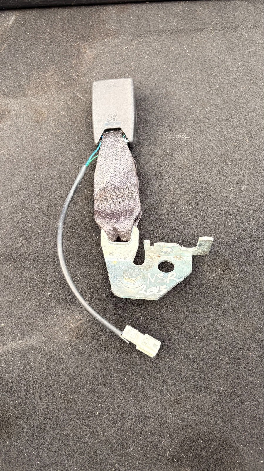 NISSAN QASHQAI J11 2015 SEAT BELT BUCKLE REAR LEFT PASSENGER SIDE 308333210