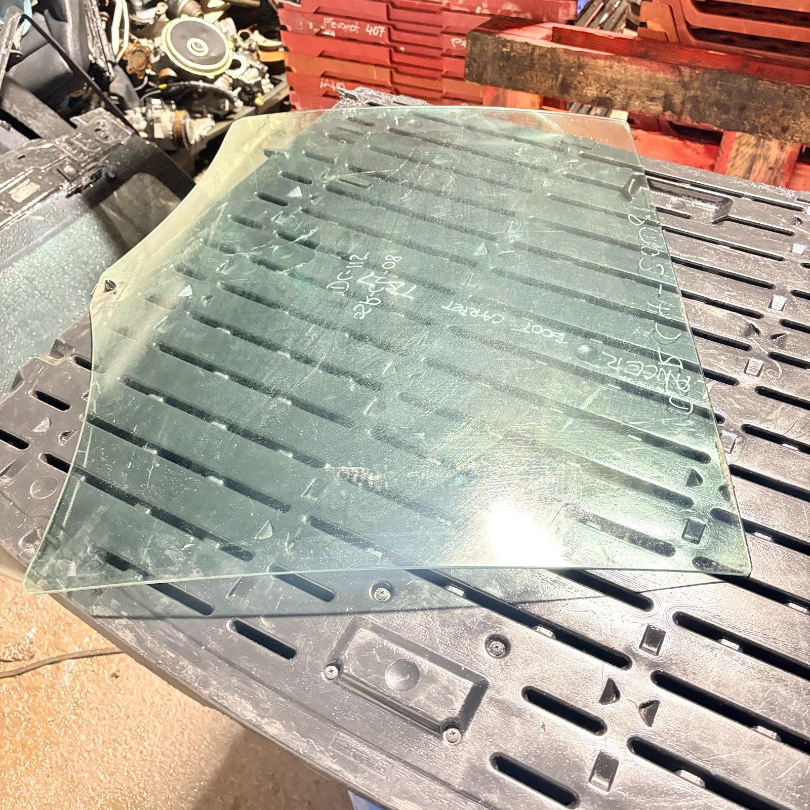 CITROEN C4 2008 DOOR WINDOW GLASS RIGHT REAR