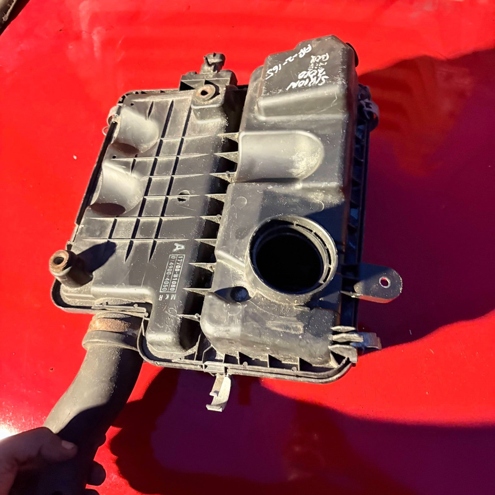 2010 Daihatsu Sirion 1.3 16v Twin Cam Air Filter Housing
