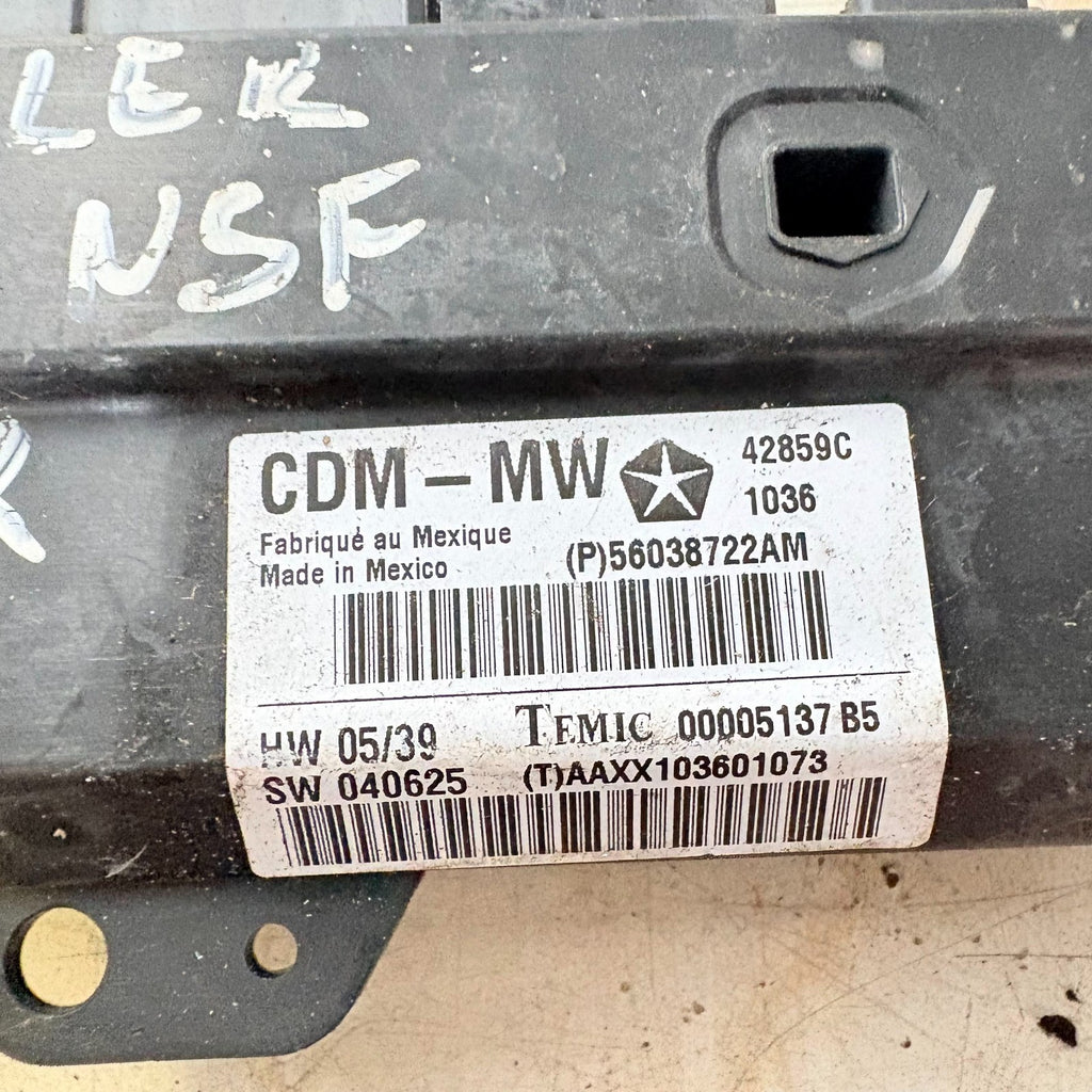 Chrysler 2007 Door Control Module Front Left 56038722AM