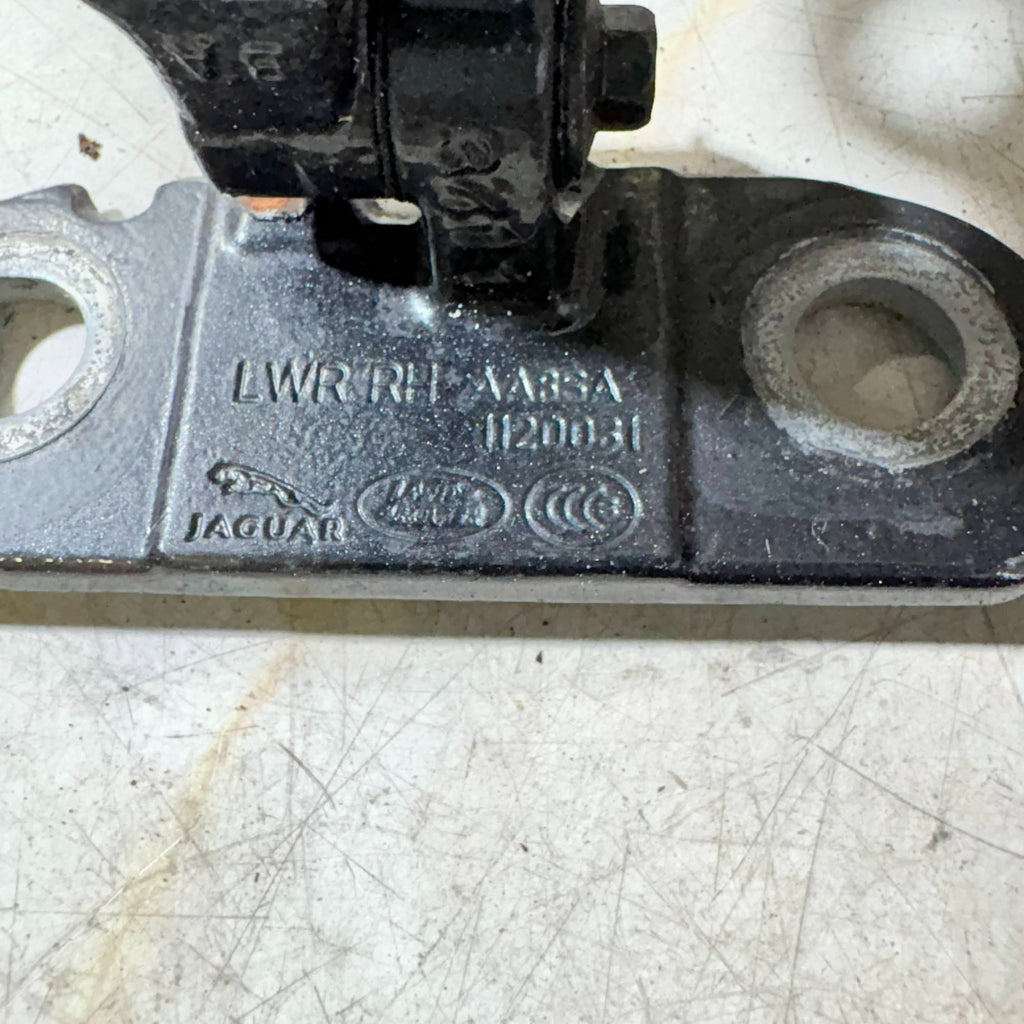 JAGUAR 2012 REAR RIGHT DOOR HINGE LOWER & FRONT LEFT HINGE UPPER AA8SA1120031