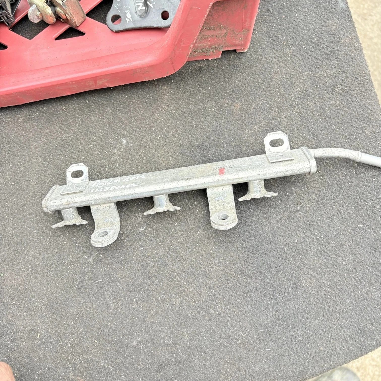 Vauxhall Opel Agila B Mk2 1.0 K10B Fuel Injector Rail 93194239 2008-2014
