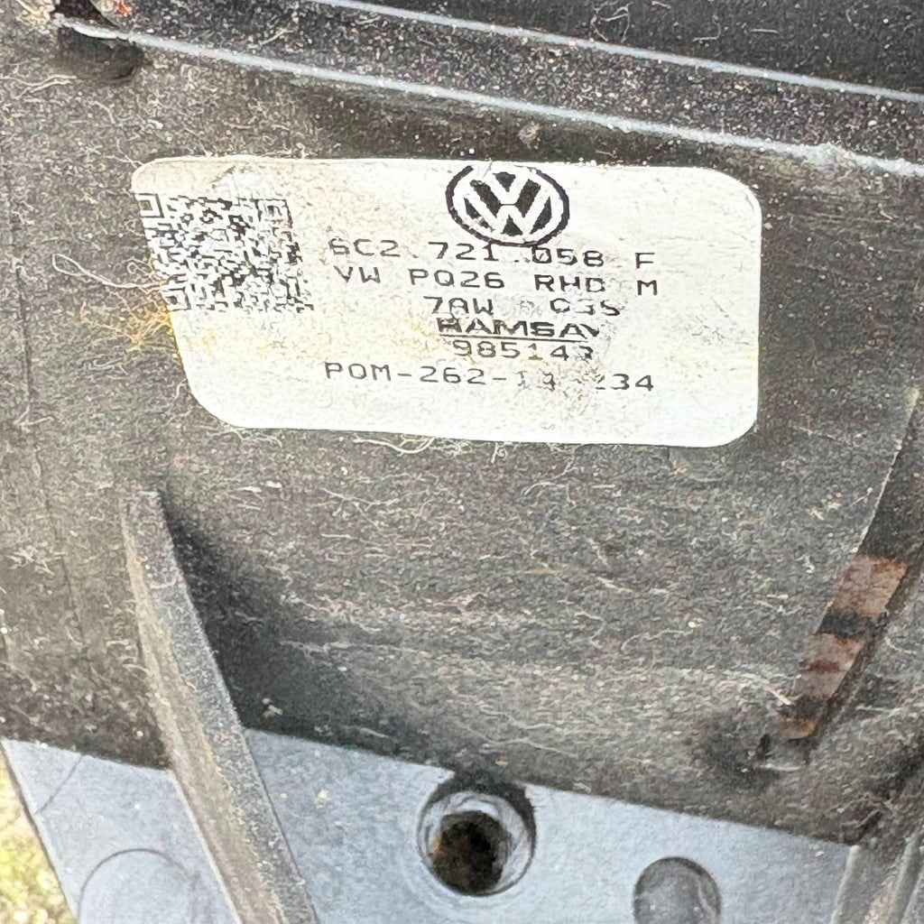 VW Polo 6C 2014-2017 Manual Brake and Accelerator Pedal Assembly 6C2721058F