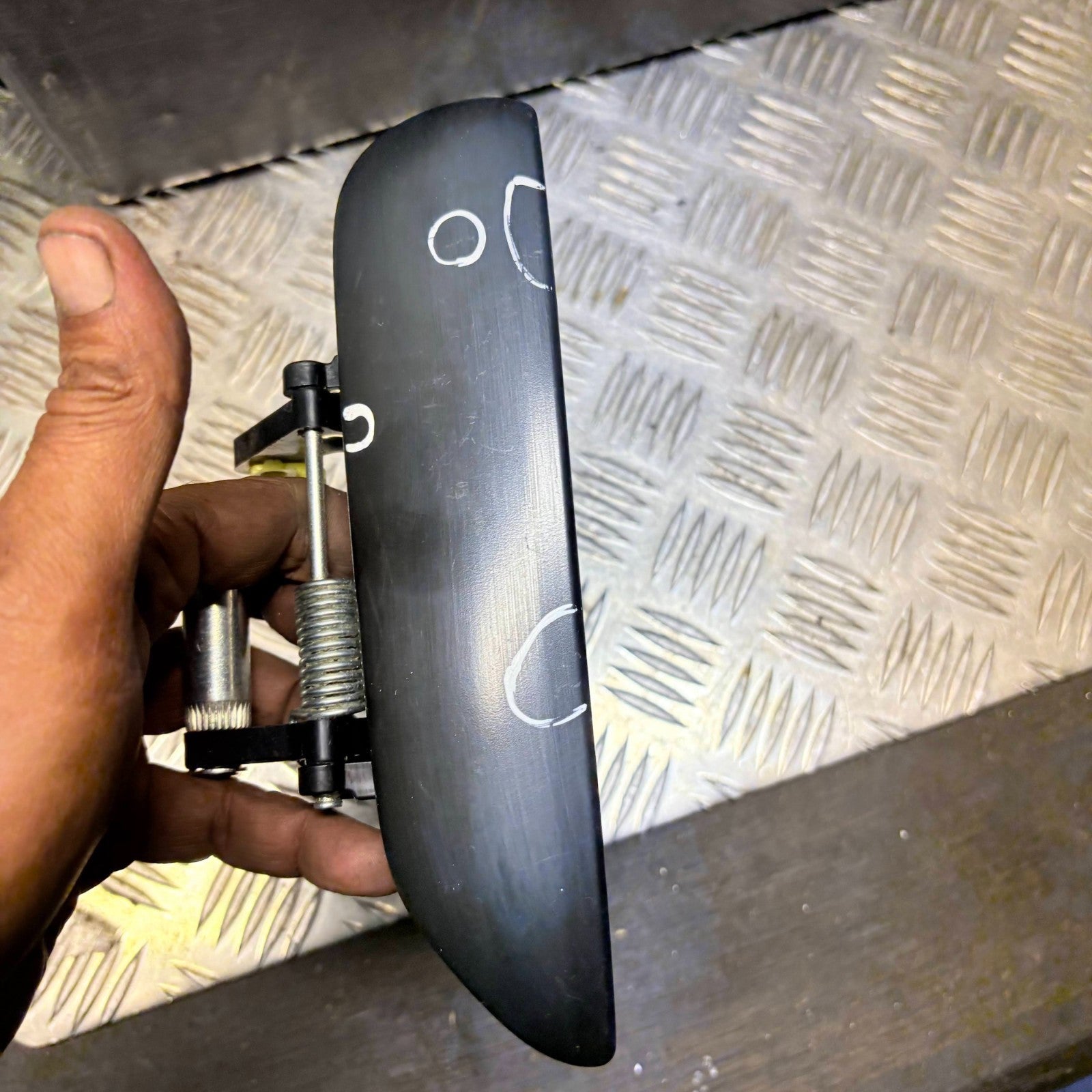 Honda Jazz 2014 Front Left Passenger Exterior Door Handle Blue ? Nearside Outer