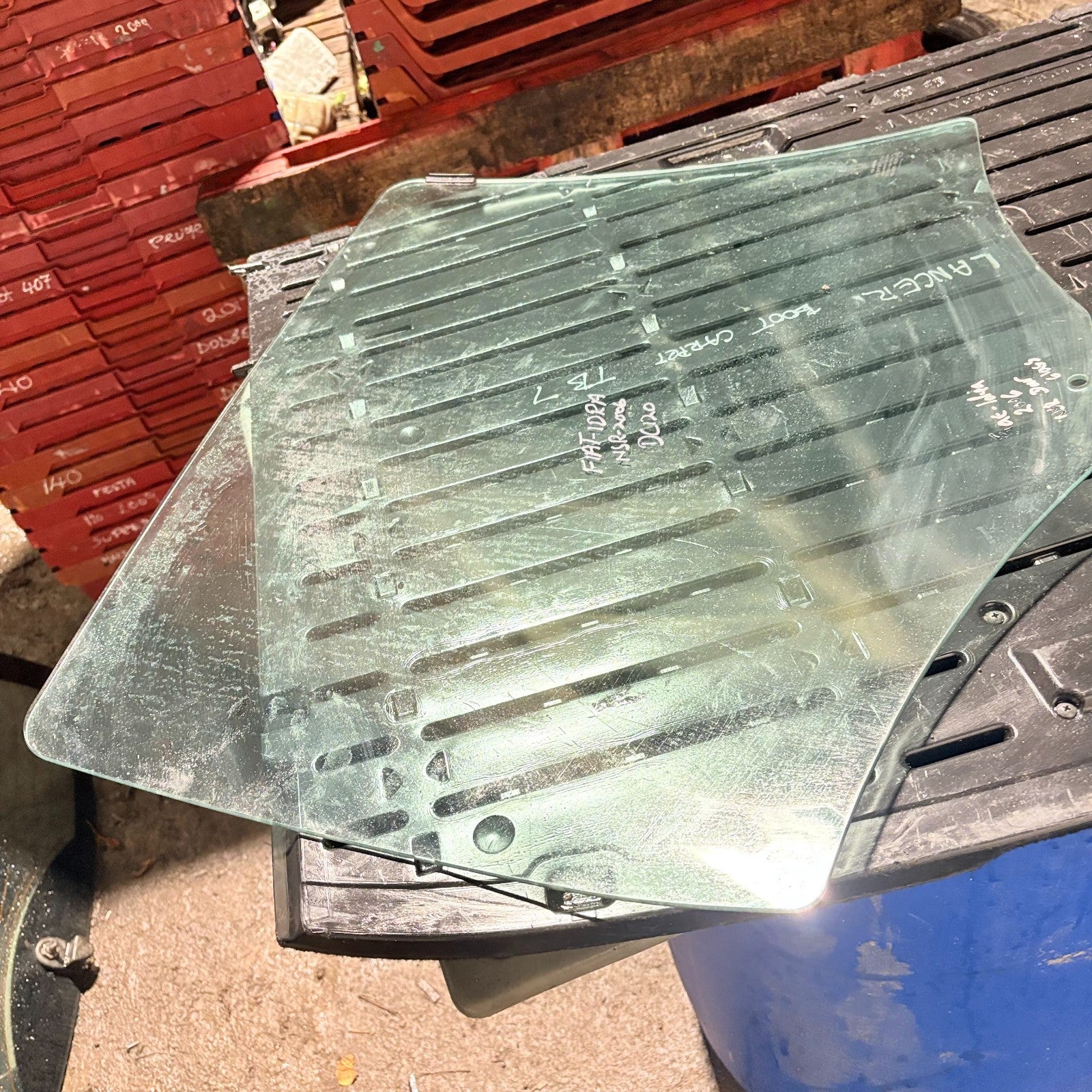 Fiat Idea 2003-2008 OSR Rear Door Window Glass Right Driver 51754301