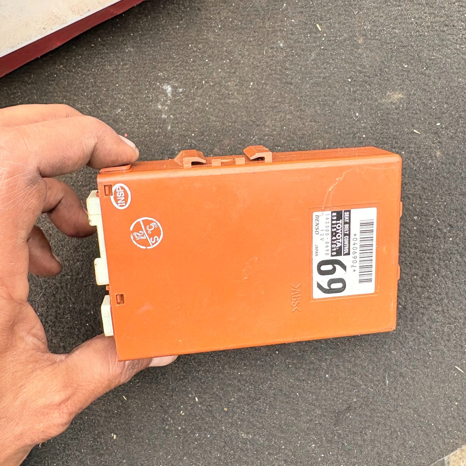 TOYOTA PRIUS 2015 Control Unit Denso 89815-47010
