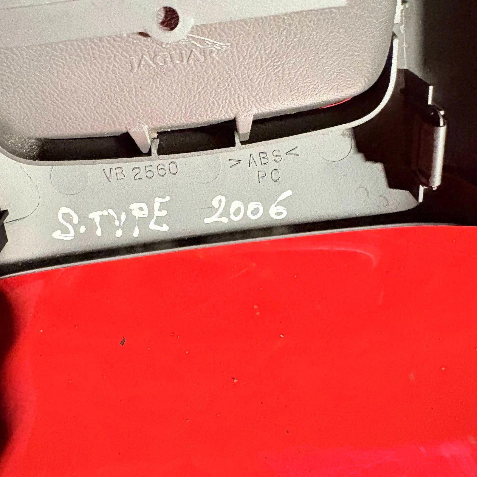 2006 JAGUAR S TYPE CENTER CONSOLE VENT DARK GREY