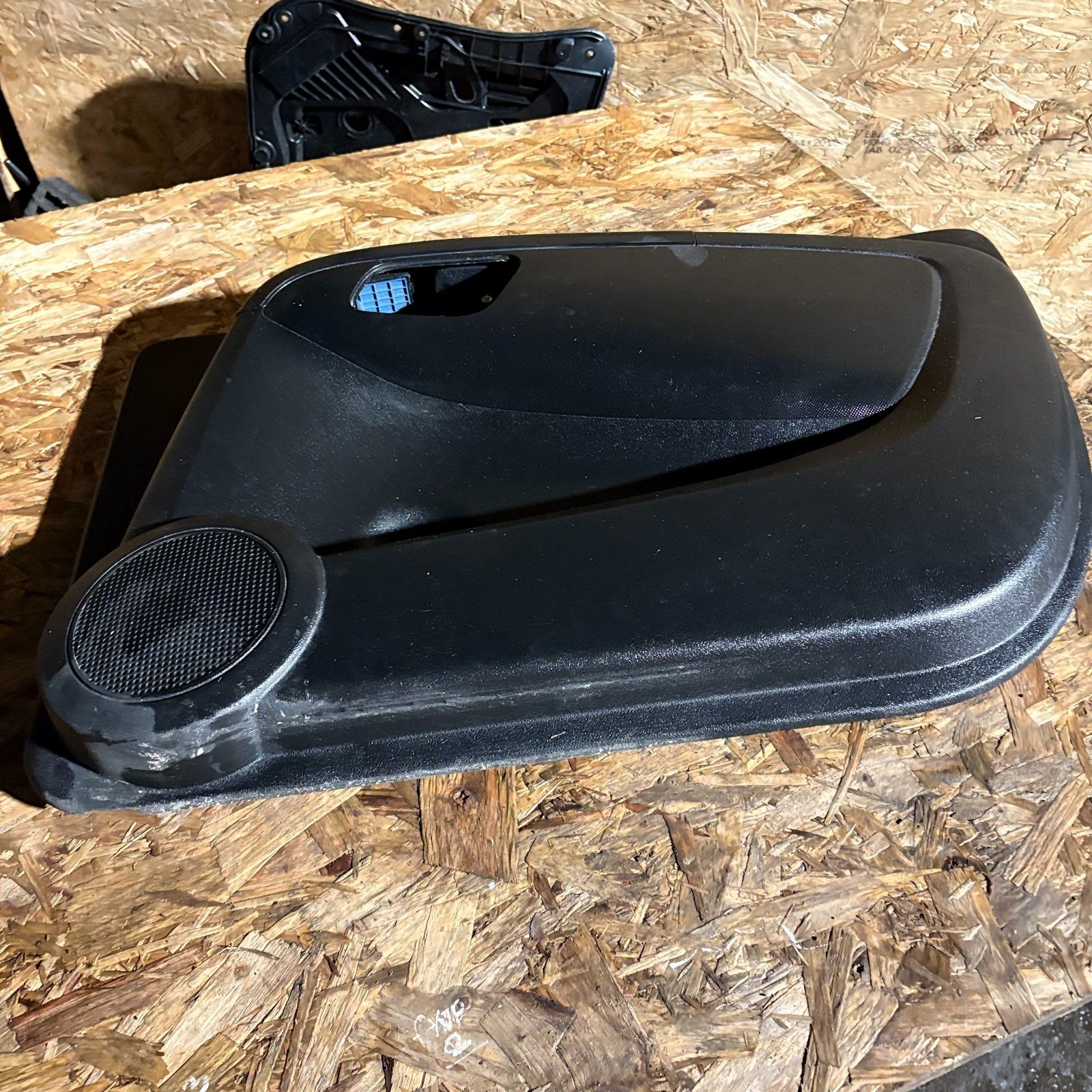 Fiat Qubo 08-20 Front Right Driver Door Card Interior Panel Black 7354610140E