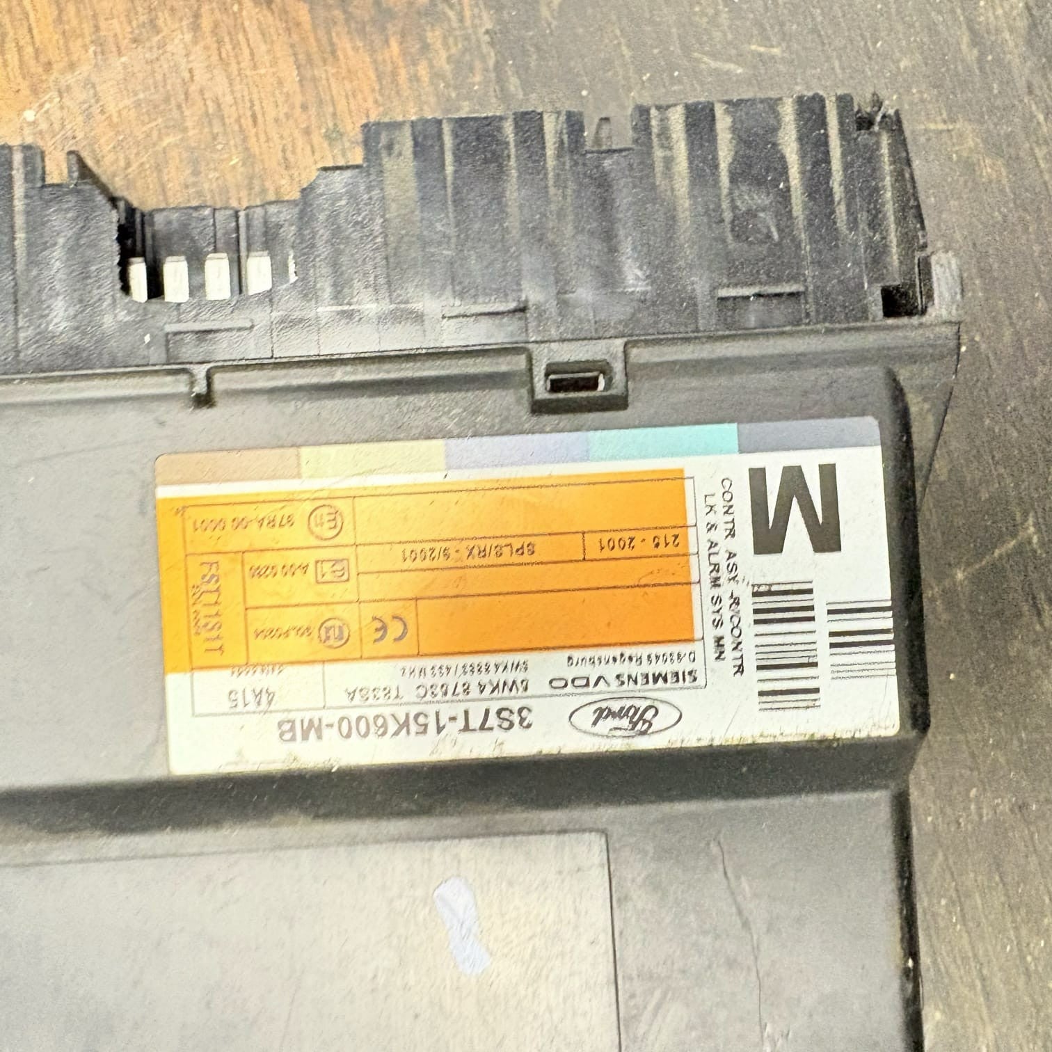 Ford Mondeo Central Locking Convenience Module 3s7t15k600Mb 2.0 Diesel 2004
