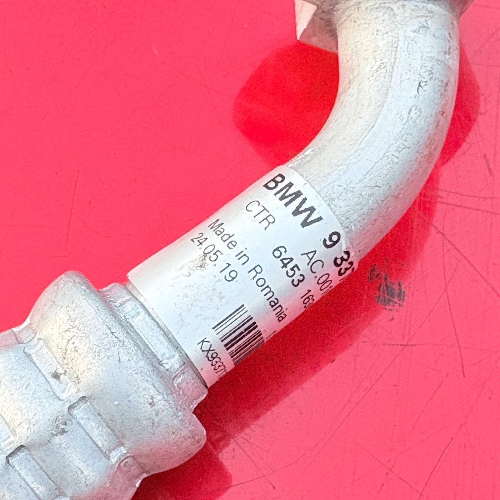 BMW 1 SERIES 118i AC AIR CON CONDITIONING HOSE PIPE 9337134 2019