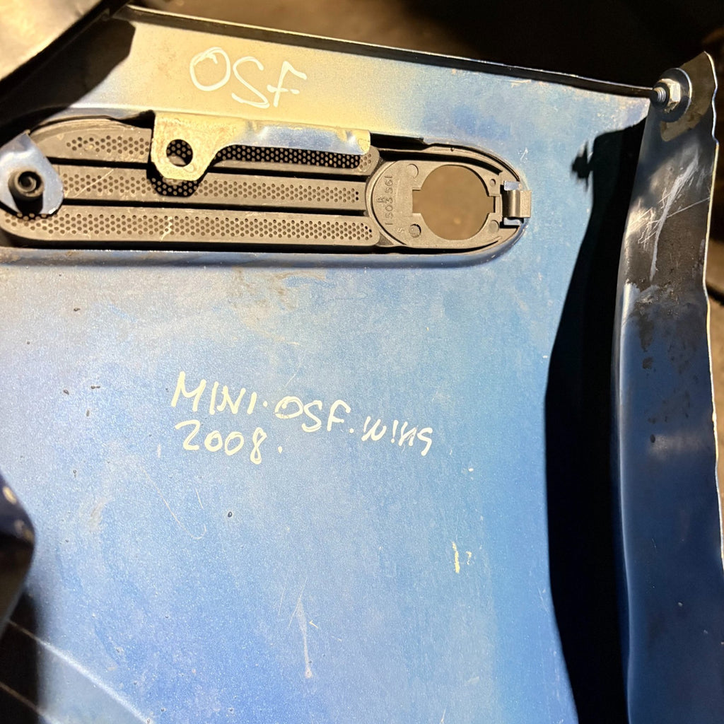 MINI COOPER FRONT WING DRIVER SIDE RIGHT 2008