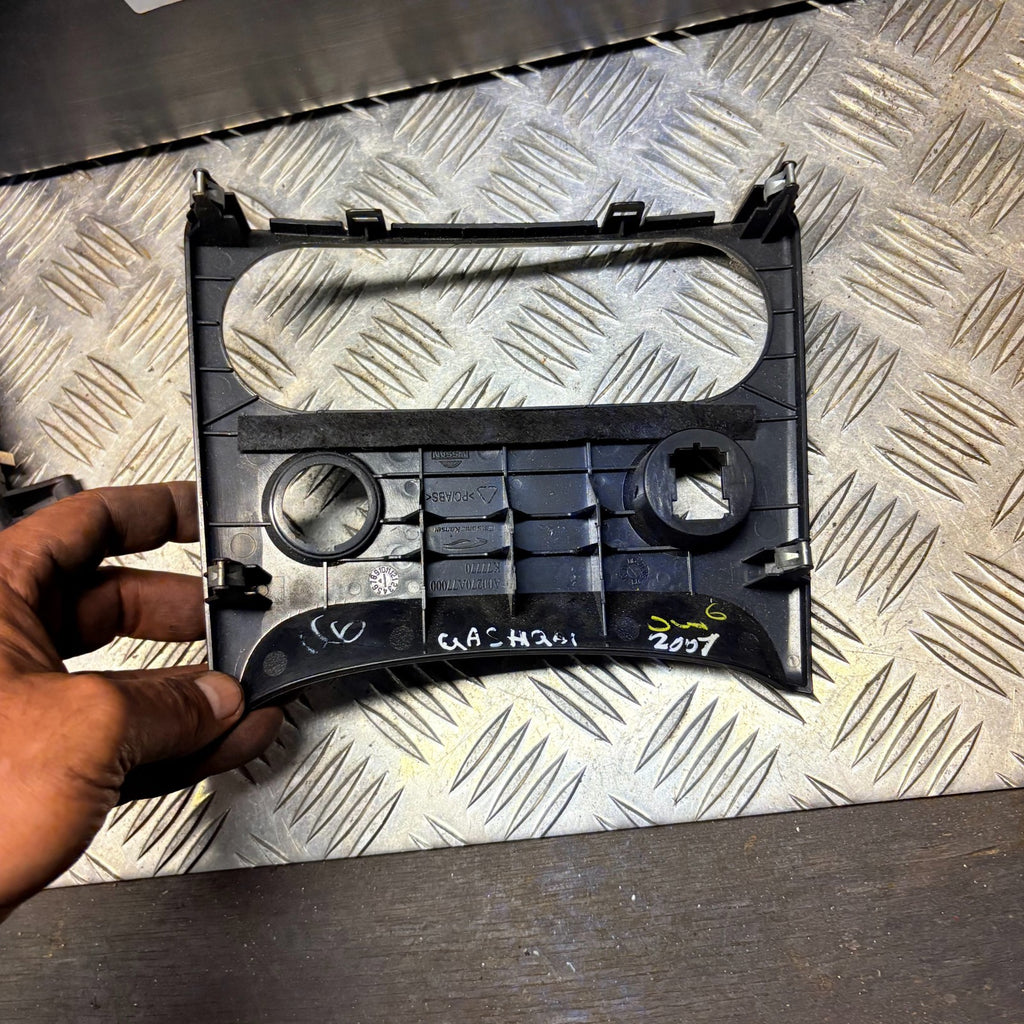 Nissan Qashqai J10 2006-2013 Heater Control Surround Dash Trim A00270A77000