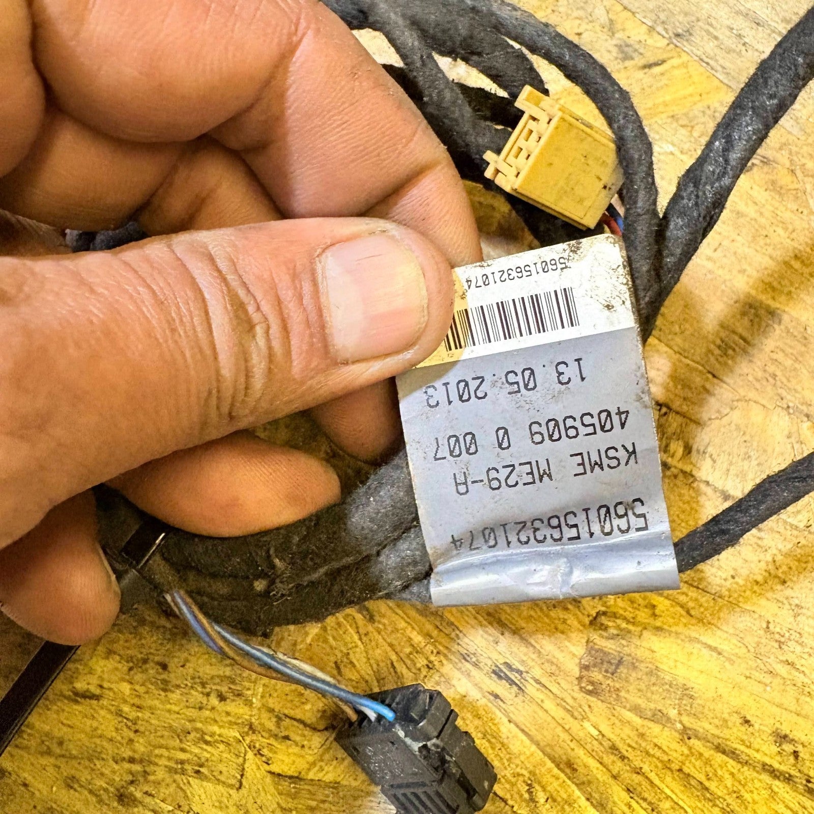 2015 AUDI A4 B8 FRONT RIGHT DOOR PANEL WIRING HARNESS LOOM-8K0 971 035 AR